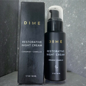 New DIME Beauty Restorative Night Cream Facial Moisturizer Ceramides 1.7 oz Box